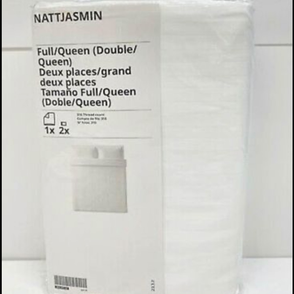 NEW IKEA NATTJASMIN Duvet Cover & Pillowcases